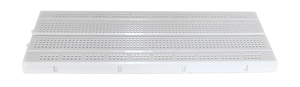 Rudr GL-12 830 Points Solderless Breadboard with Jumper Wires | Prototype PCB Test Board for Arduino UNO DIY Projects (White) - rudrmart.in