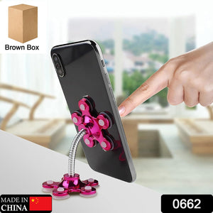 0662 Phone Holder 360rotatable Phone Stand Multi-function Double-sided Suction Cup Mobile Phone Holder ( Moq - 6 Pc ) - rudrmart.in