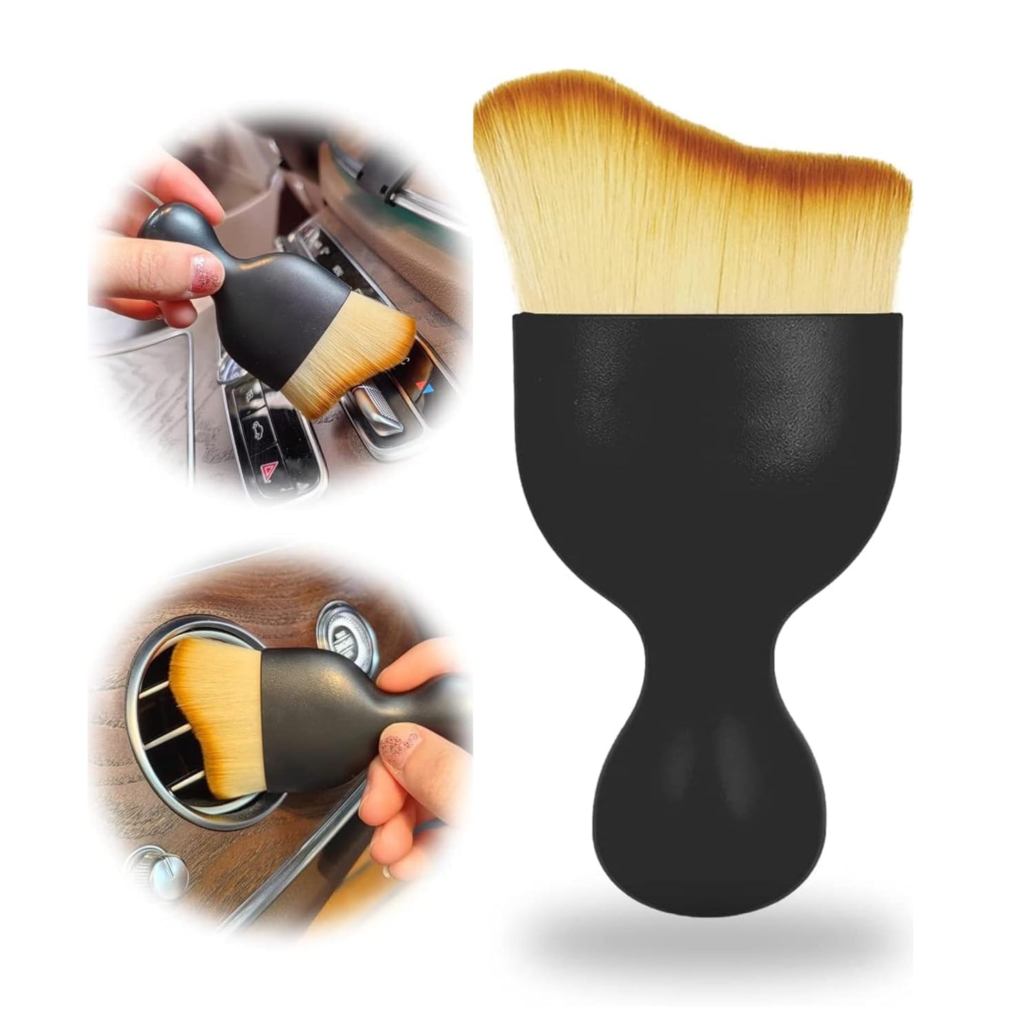Mini Car Interior Cleaning Soft Brush -car Cleaning Brushes Duster (1 Pc) - rudrmart.in