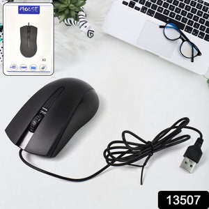Computer  Laptop Wired Optical Mouse X2 (1 Pc) - rudrmart.in