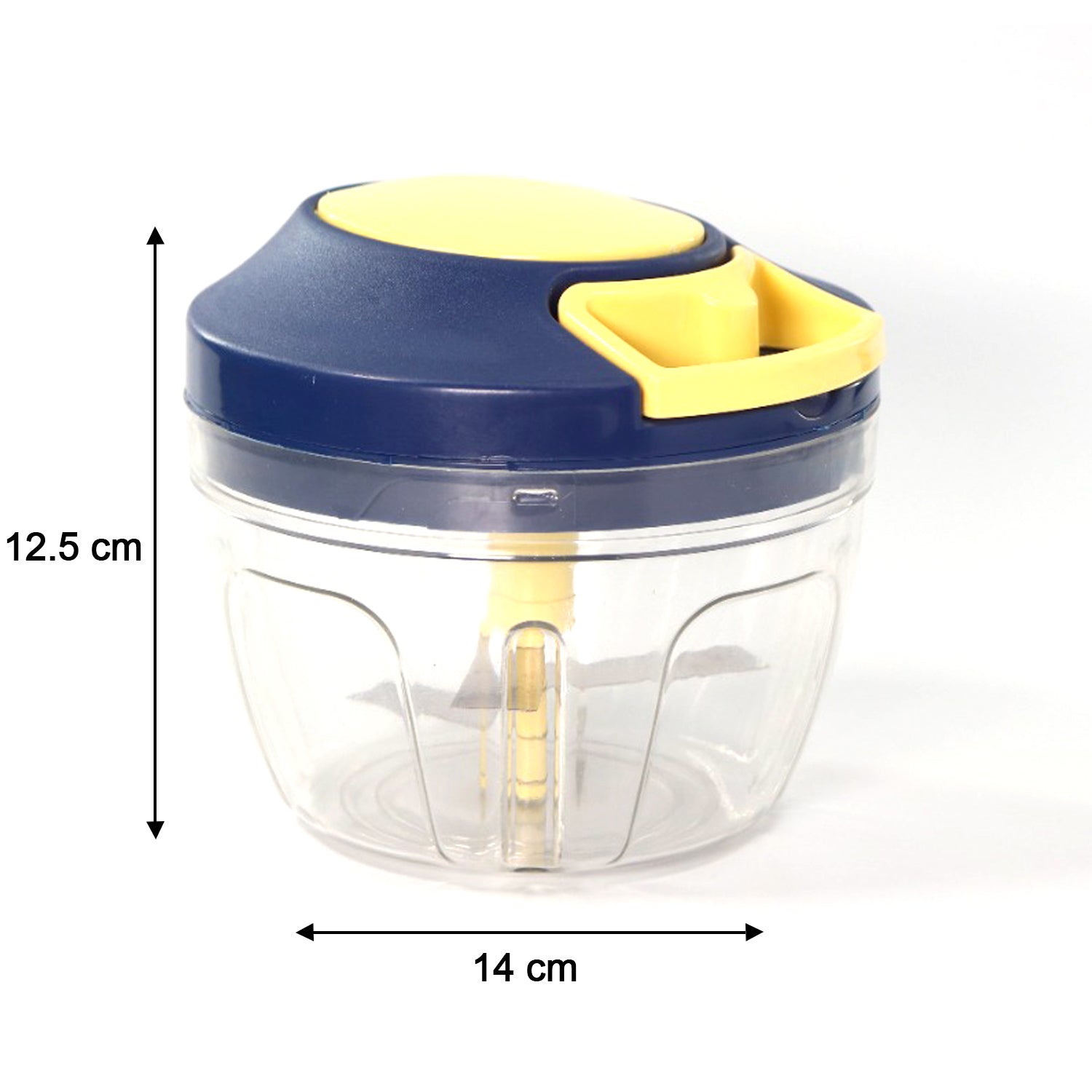 0089 Chopper With 4 Blades For Effortlessly Chopping Vegetables And Fruits For Your Kitchen (650ml) - rudrmart.in