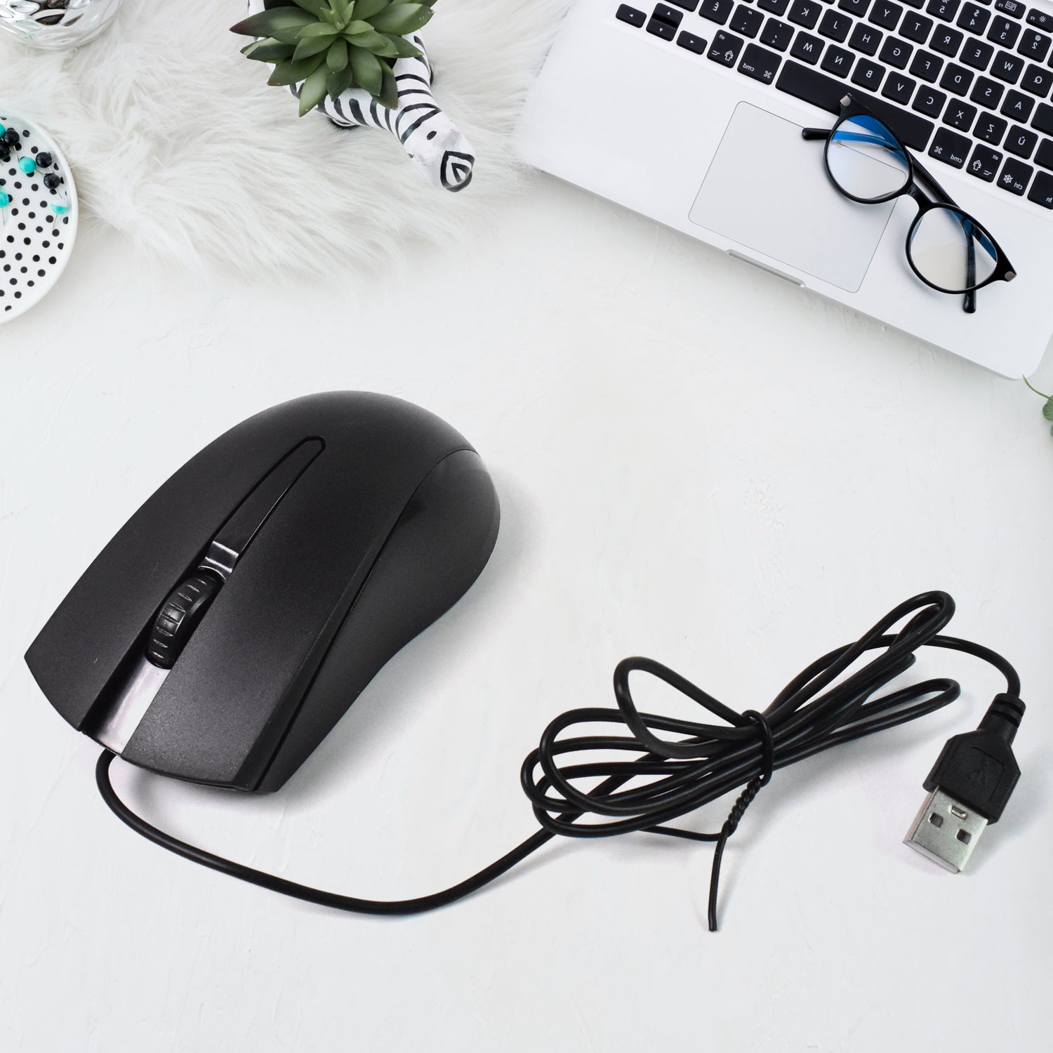 Computer  Laptop Wired Optical Mouse X2 (1 Pc) - rudrmart.in
