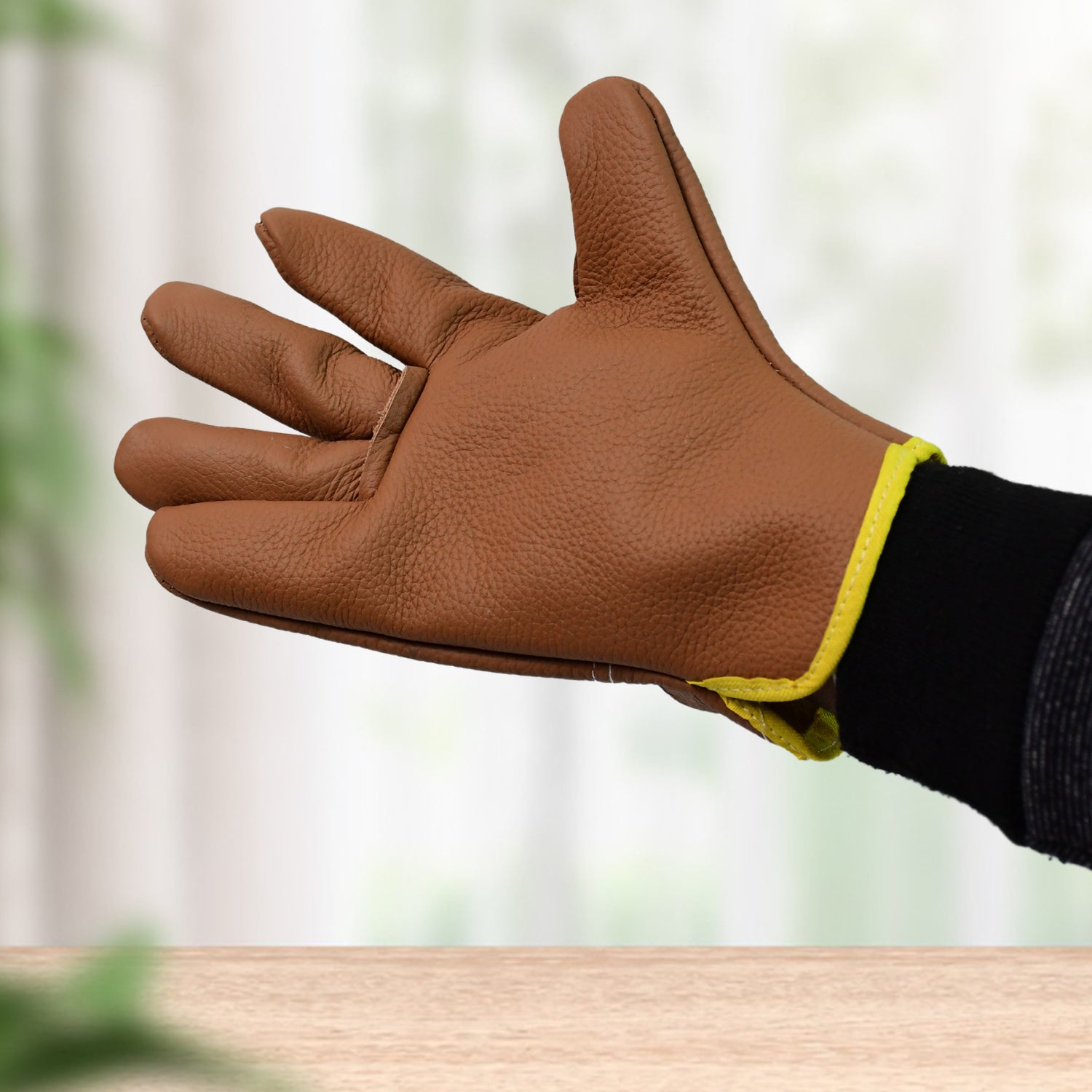 Gloves Gardening Gloves For Men Women Leather Gloves Heavy Duty Gloves (1 Pair) - rudrmart.in